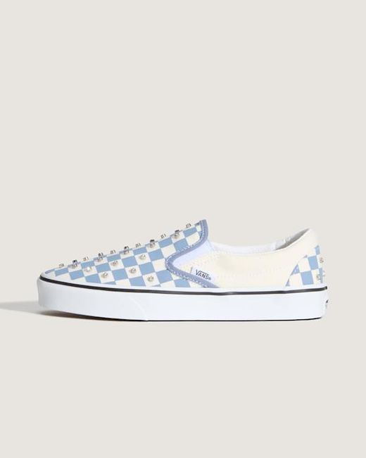 Vans White Classic Slip-On Shoes for men
