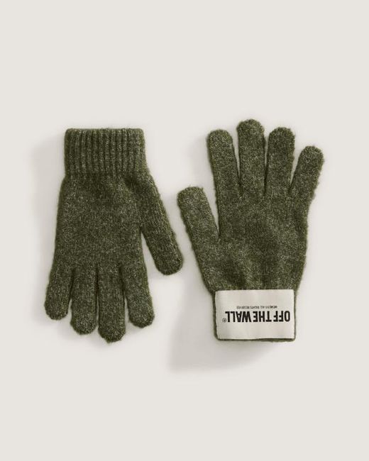 Vans Green Off The Wall Twofer Gloves for men