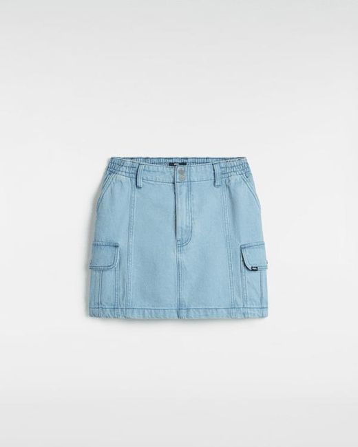 Vans Blue Sidewalk Jeansrock, Damen, Größe