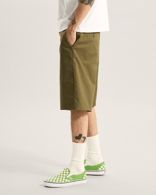 Vans Green Shorts Authentic Chino for men