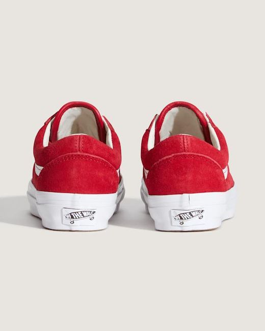 Vans Red Premium Old Skool Shoes for men