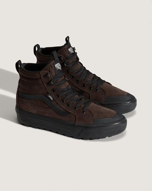Vans Black Sk8-Hi Waterproof Insulated Shoes for men
