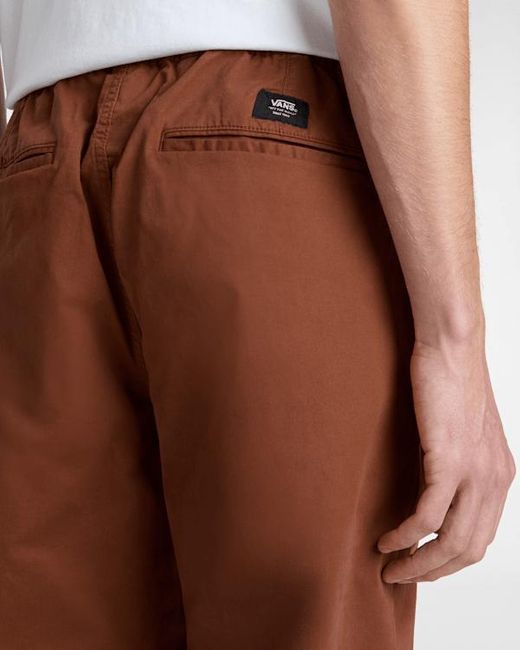 Pantaloni Elasticizzati Range Relaxed, Uomo, Taglia di Vans in Brown da Uomo