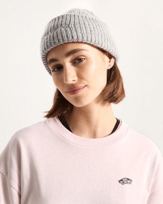 Vans Gray Densmore Wide Cuff Beanie for men