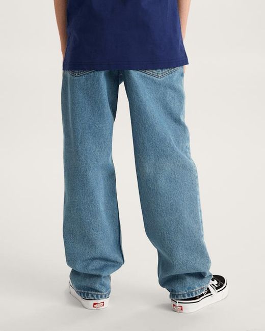 Vans Blue Kids Check-5 Loose Denim Trousers (8-14 Years)