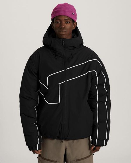 Chaqueta Acolchada Con Capucha 90's Big Block, Hombre, Talla Vans de hombre de color Black