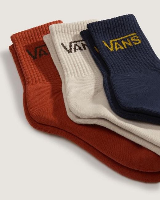 Calcetines De Media Caña Classic (3 Pares) Hombre, Talla: L (42.5-47​ Vans de hombre de color Blue
