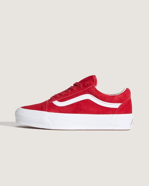 Vans Red Premium Old Skool Shoes for men
