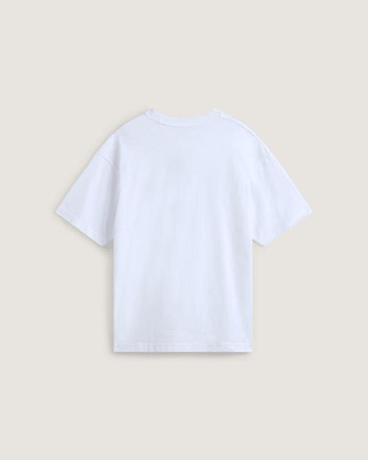 Vans White Mirror V Loose Short Sleeves for men