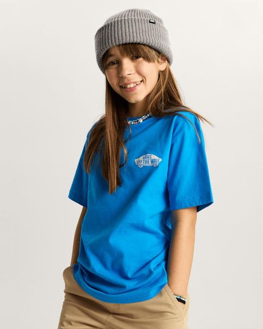 Vans Blue Kids Double Standard T-Shirt (8-14 Years)