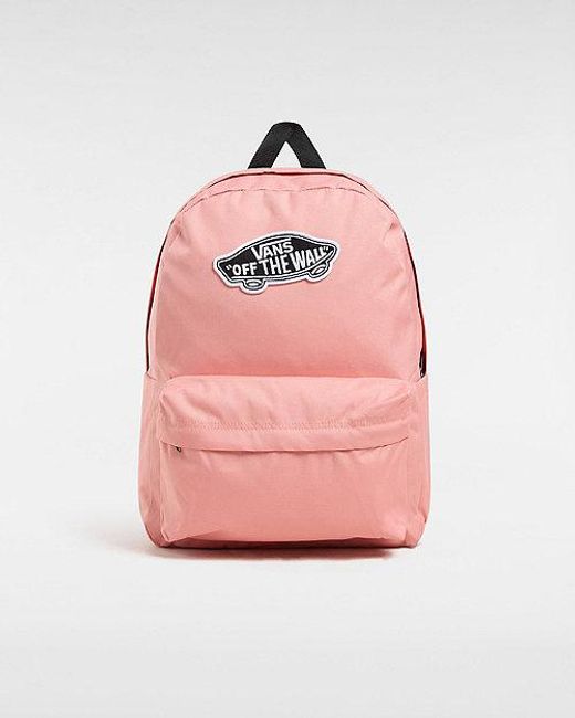 Vans Pink Old Skool Classic Backpack (Lobster Bisque)