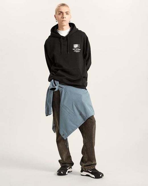 Felpa Con Cappuccio Stockpile, Uomo, Taglia di Vans in Black da Uomo