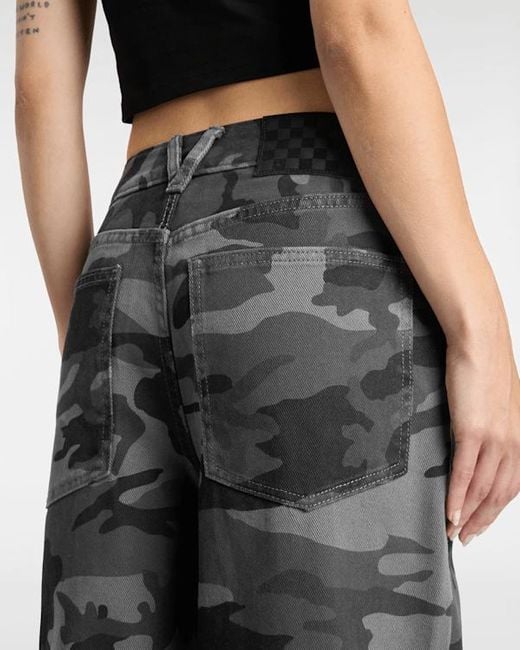 Vans Black Sirelle Puddle-Hose Mit 5 Taschen, Damen, Größe