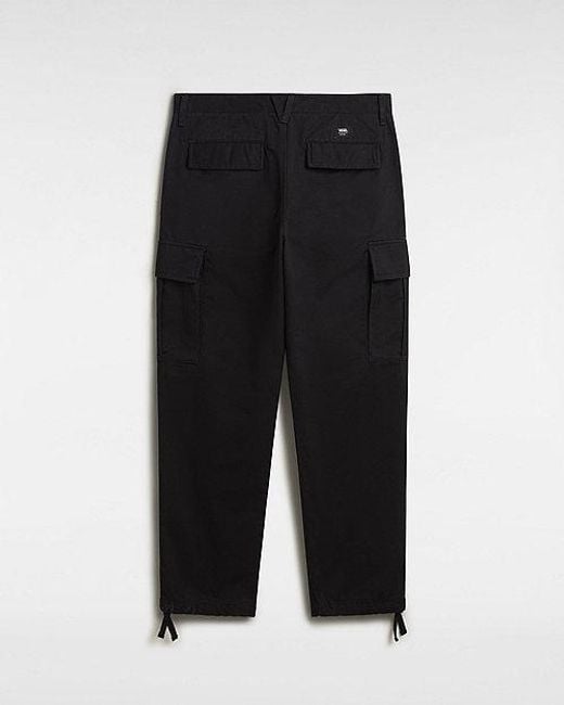 Vans Black Service Cargo Loose Tapered Trousers for men