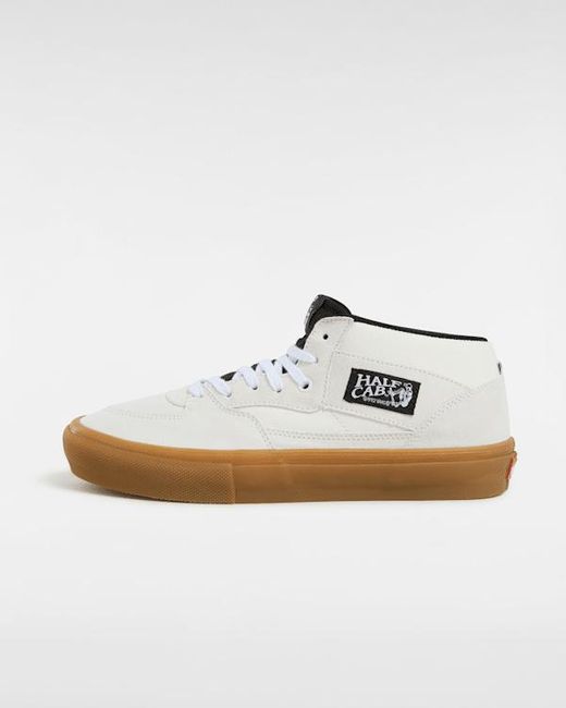 Vans White Skate Half Cab Shoes for men