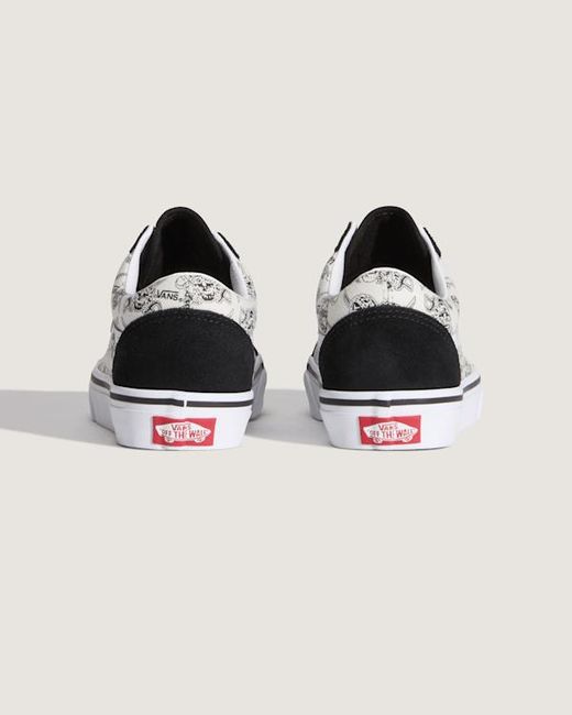 Vans White Youth Old Skool Shoes (8-14 Years)