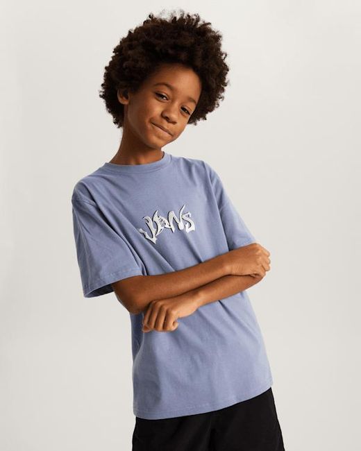 Vans Blue Kids Wild Circle T-Shirt (8-14 Years)