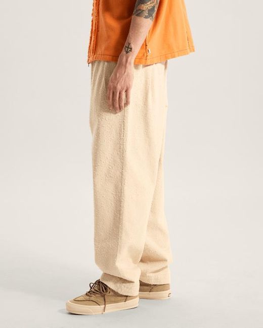 Vans Natural Otw By Back Pleated Trousers for men