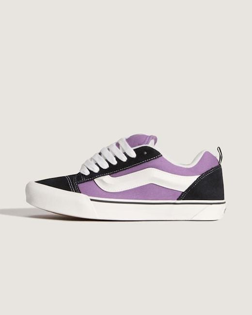 Vans Purple Knu Skool Shoes for men