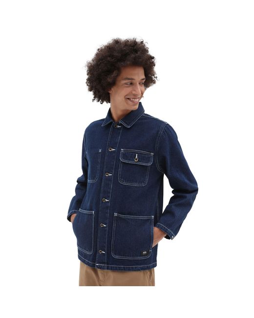 Vans Drill Chore Coat Denim Jacket in Blue | Lyst UK
