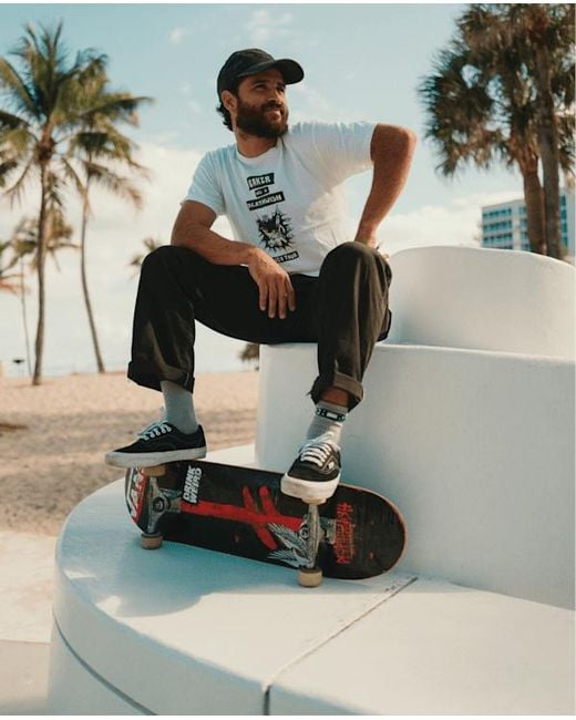 Vans White Skate Era Shoes for men