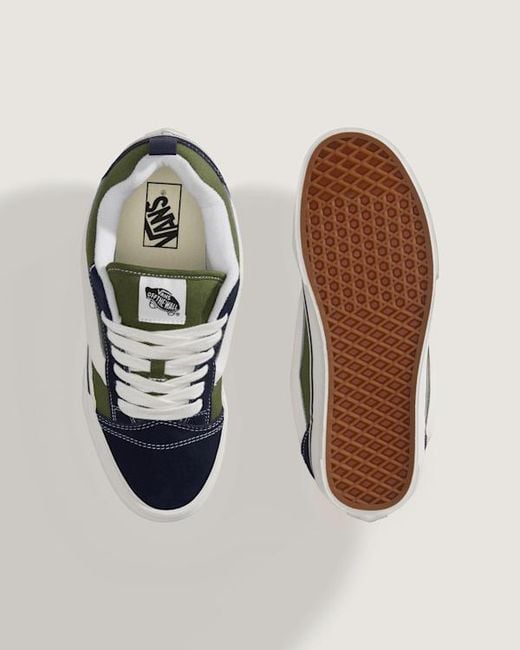 Vans White Knu Skool Shoes for men