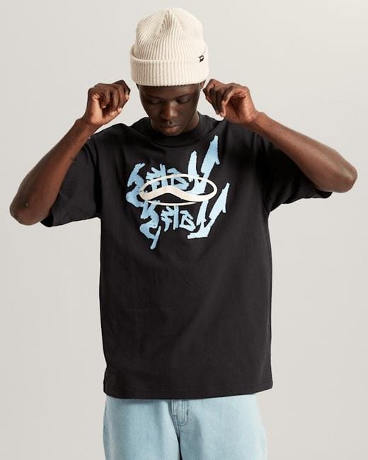 Vans Black Mirror V Loose Short Sleeves for men