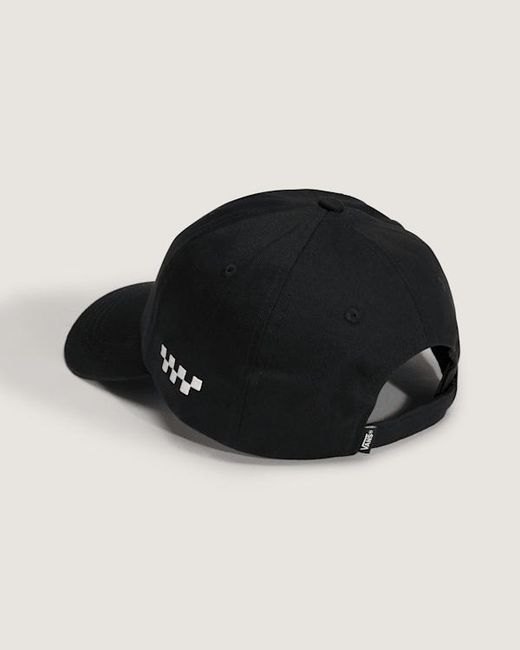Vans Black Check Side Snapback Hat for men