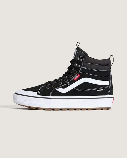 Vans White Sk8-Hi Waterproof Insulated Shoes for men