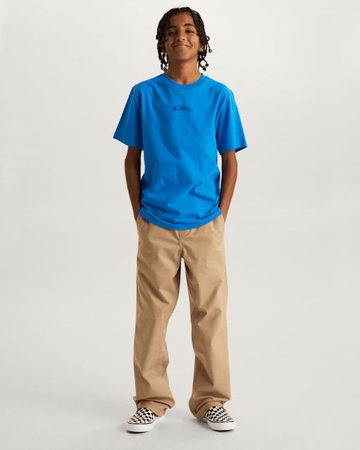Vans Blue Kids Crestline T-Shirt (8-14 Years)