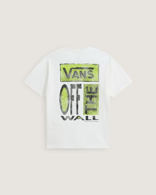 Vans White Cut And Paste Ss Tee for men