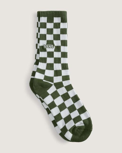 Calcetines Altos Checkerboard (1 Par) Hombre, Talla: L (48-51​ Vans de hombre de color White