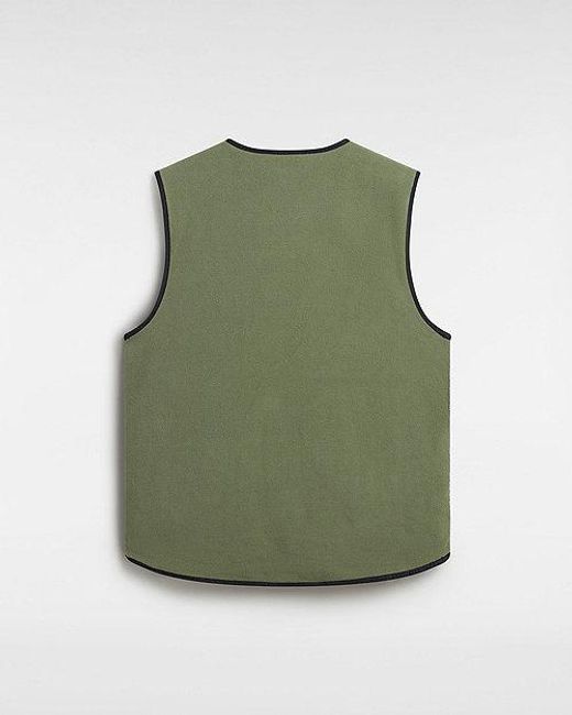 Vans Green Rosewood Reversible Vest for men