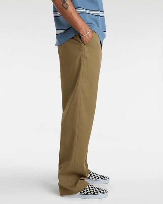 Vans Green Authentic Chino Loose Trousers for men