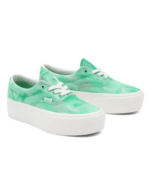 Vans Era Stackform Shoes in Green | Lyst UK