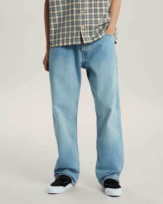 Vans Blue Check-5 Straight Denim Pant Light Stonewash for men