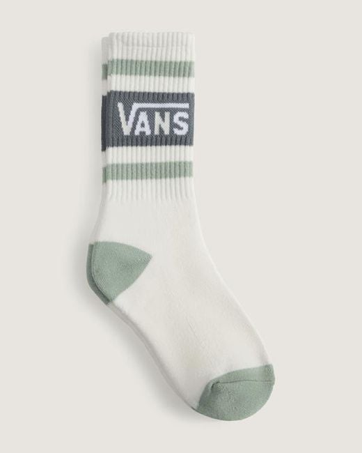 Vans Drop V Crew Kindersokken (1 Paar) Grootte: Xs (31-34​ in het White