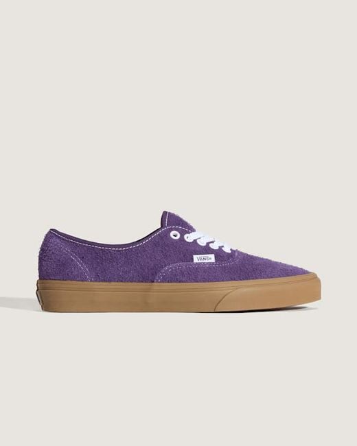 Vans Purple Authentic Hairy Suede Shoes for men