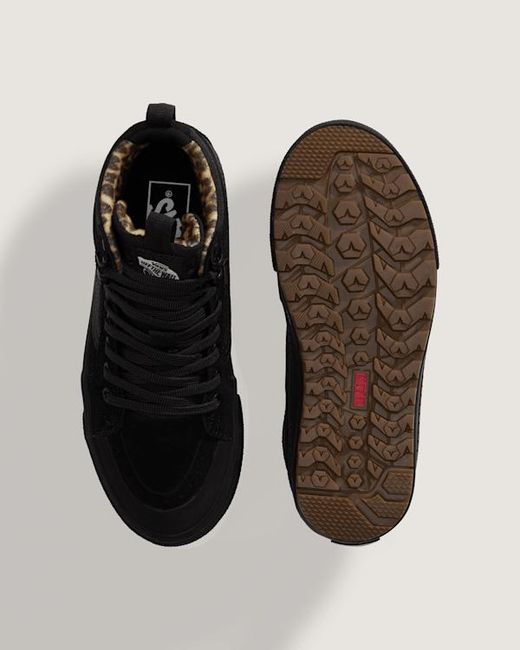Vans Black Sk8-Hi Waterproof Insulated Shoes for men