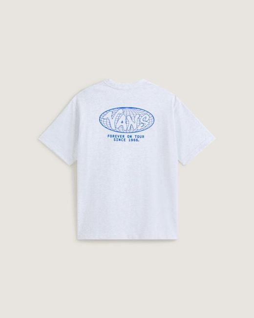 Vans White World Tour Loose T-Shirt for men