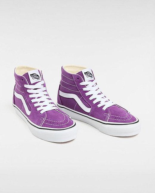 Vans Purple Sk8-hi Tapered Shoes