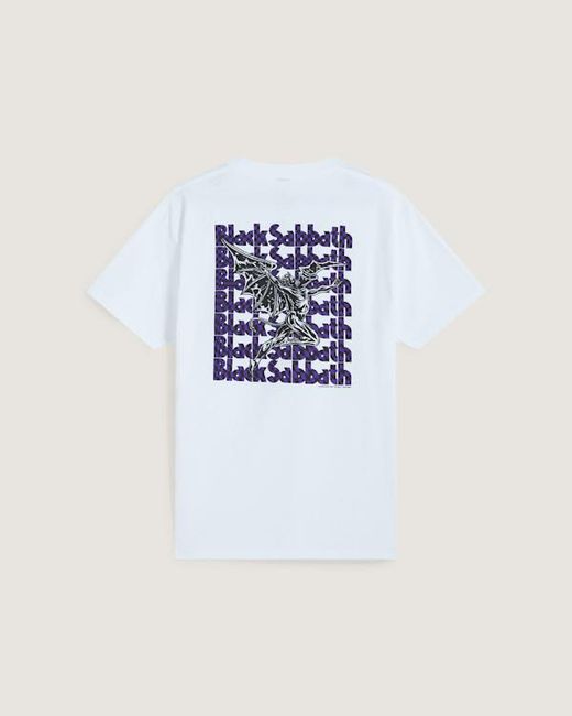Vans White Sabbath Ss Tee for men