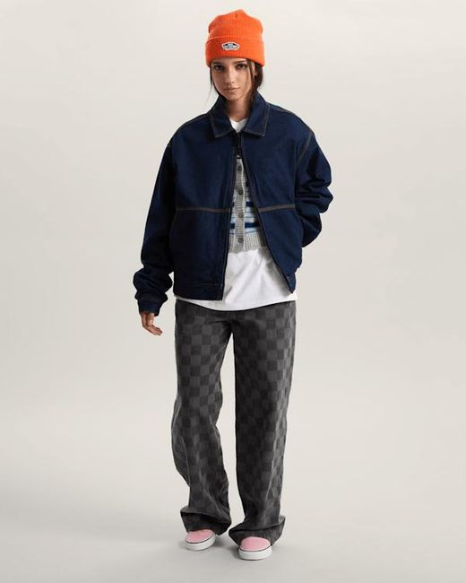 Vans Blue Premium Denim Station Jacket for men