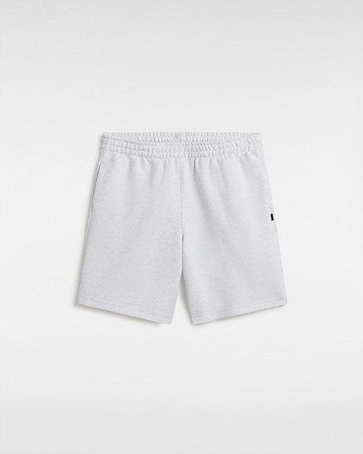 Vans White Elevated Double Knit Relaxed Shorts