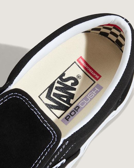 Vans Black Skate Slip-On Shoes for men