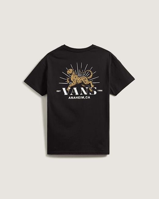 Vans Leopard Palm Tee, Vrouw, Grootte in het Black
