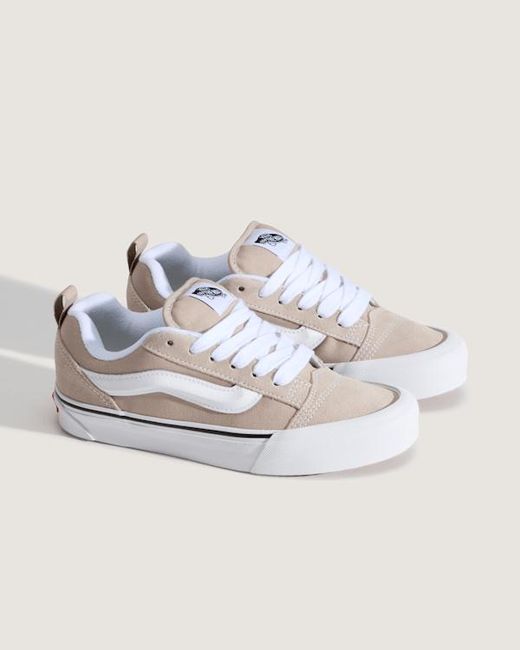 Vans White Knu Skool Shoes for men