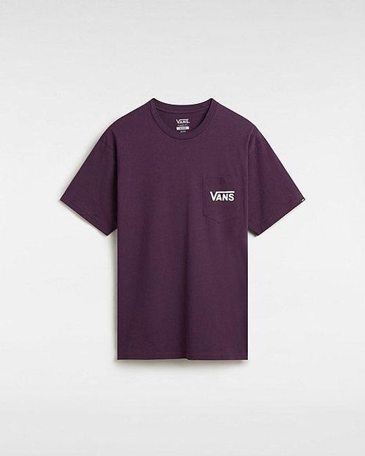 Vans Purple Classic Back T-shirt for men