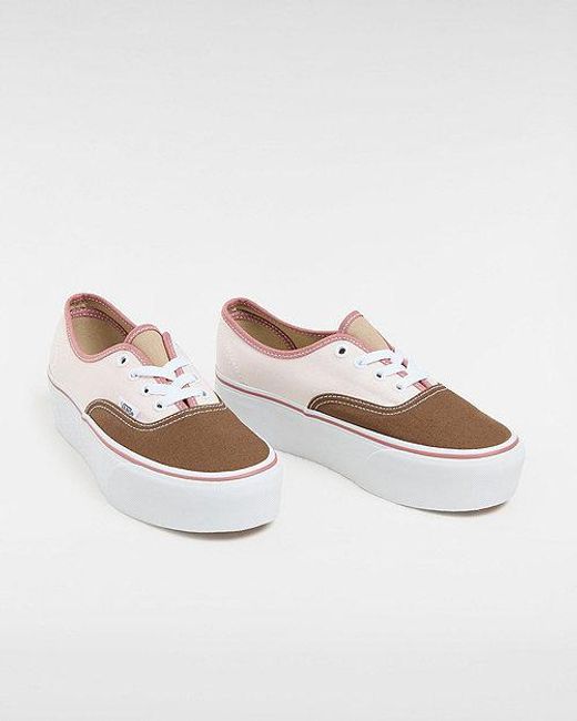 Vans Gray Authentic Stackform Shoes