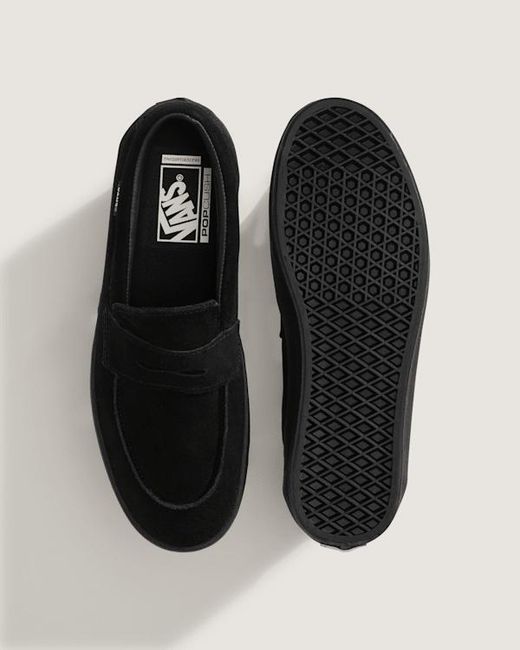 Vans Black Skate Loafer Shoes for men